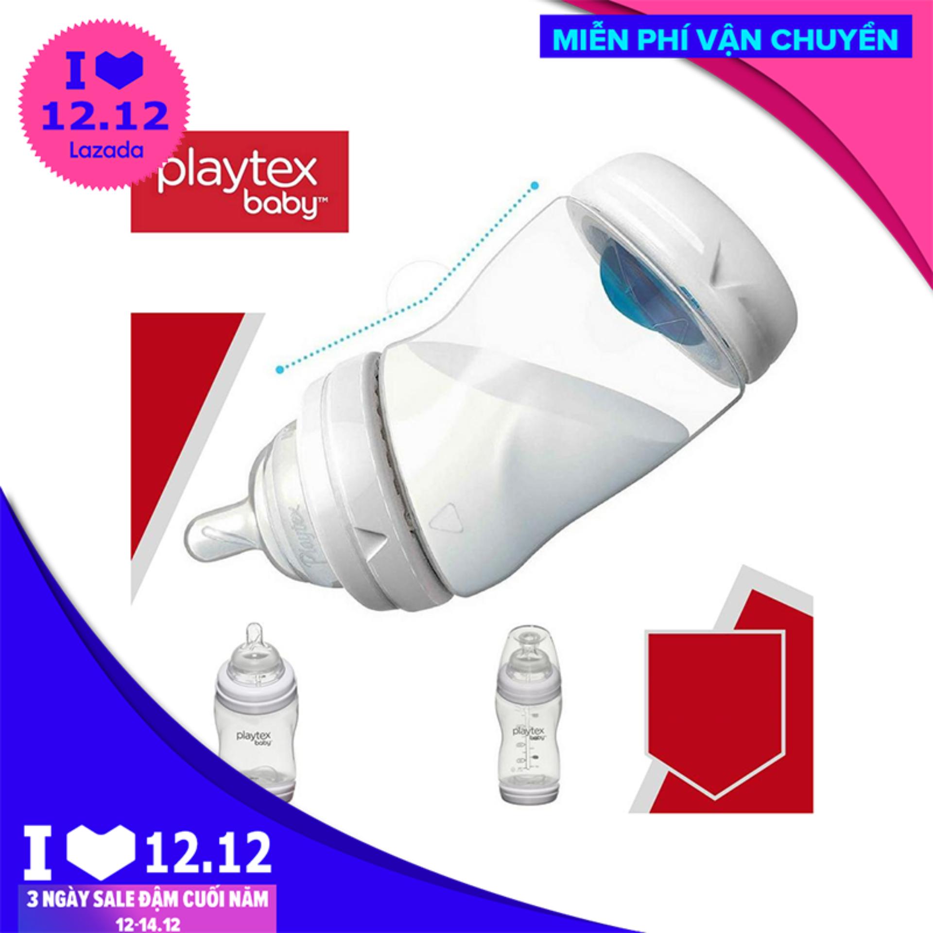 Bình sữa cổ rộng Playtex 266ml