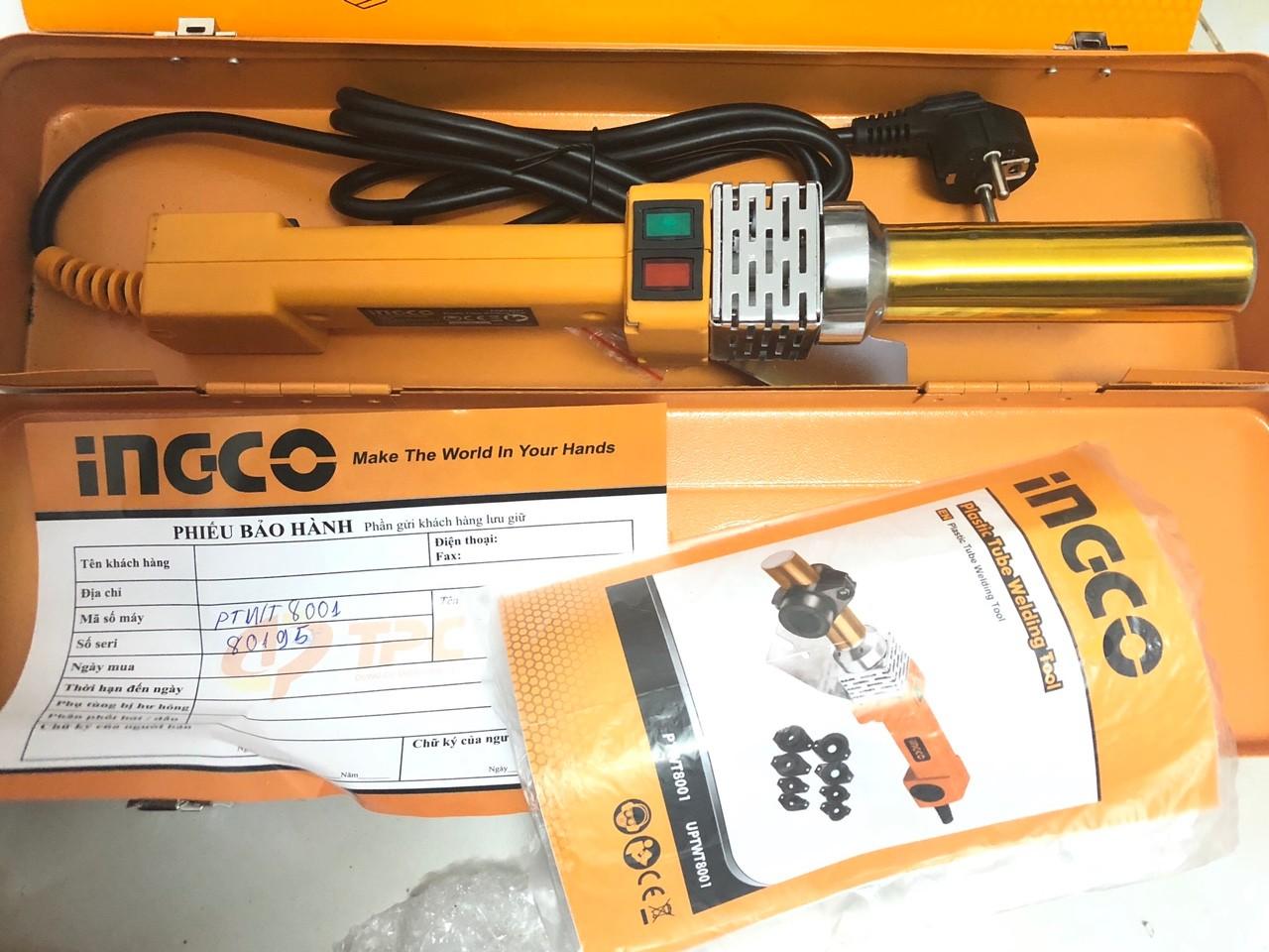 MÁY HÀN ỐNG NHỰA INGCO PTWT8001