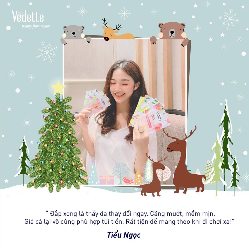Mặt Nạ Lột Nhẹ Dưỡng Da Vedette Dưa Leo 12ml