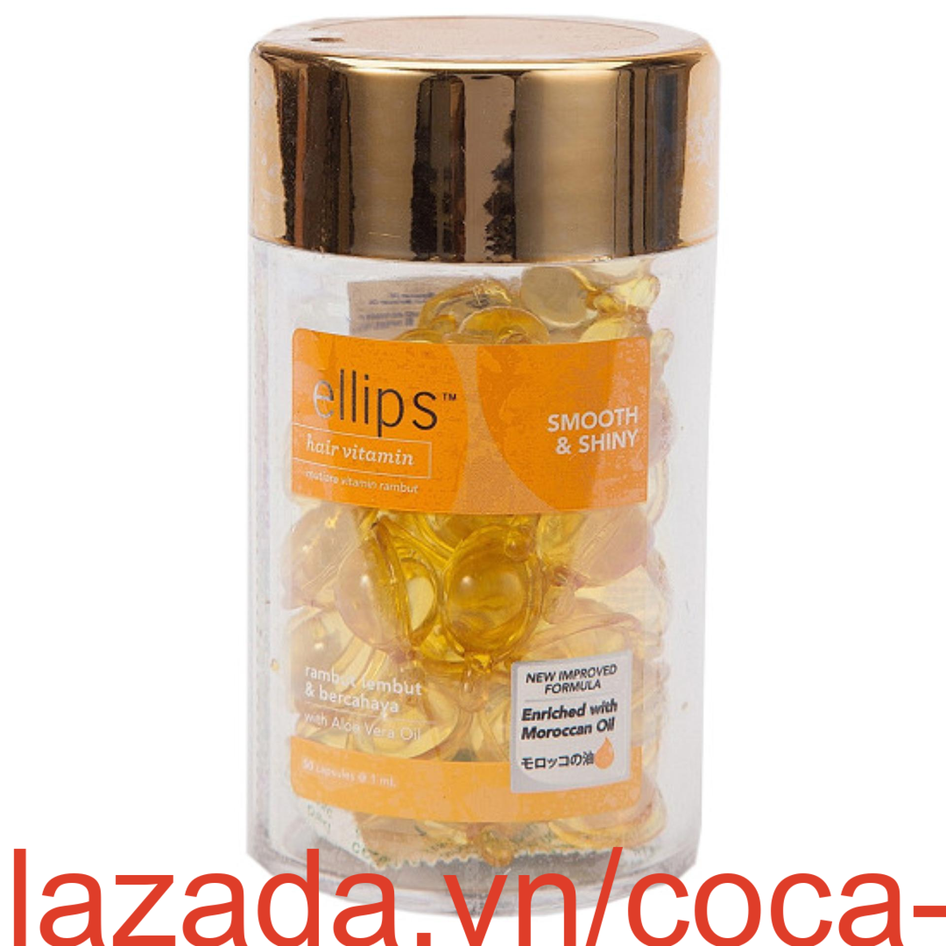 Serum Vitamin Dưỡng Tóc Mềm Mượt Và Óng Ả Ellips Smooth & Shiny (Hộp 50 Viên )