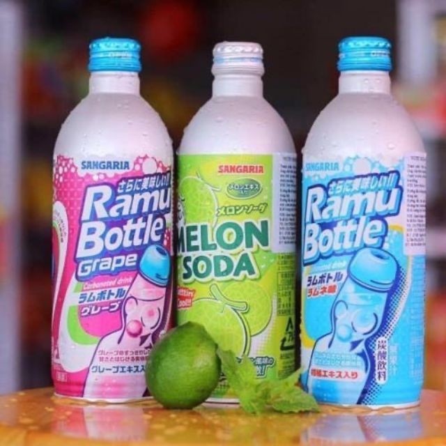 Nước Soda Sangaria 3 Vị Combo 3 Chai