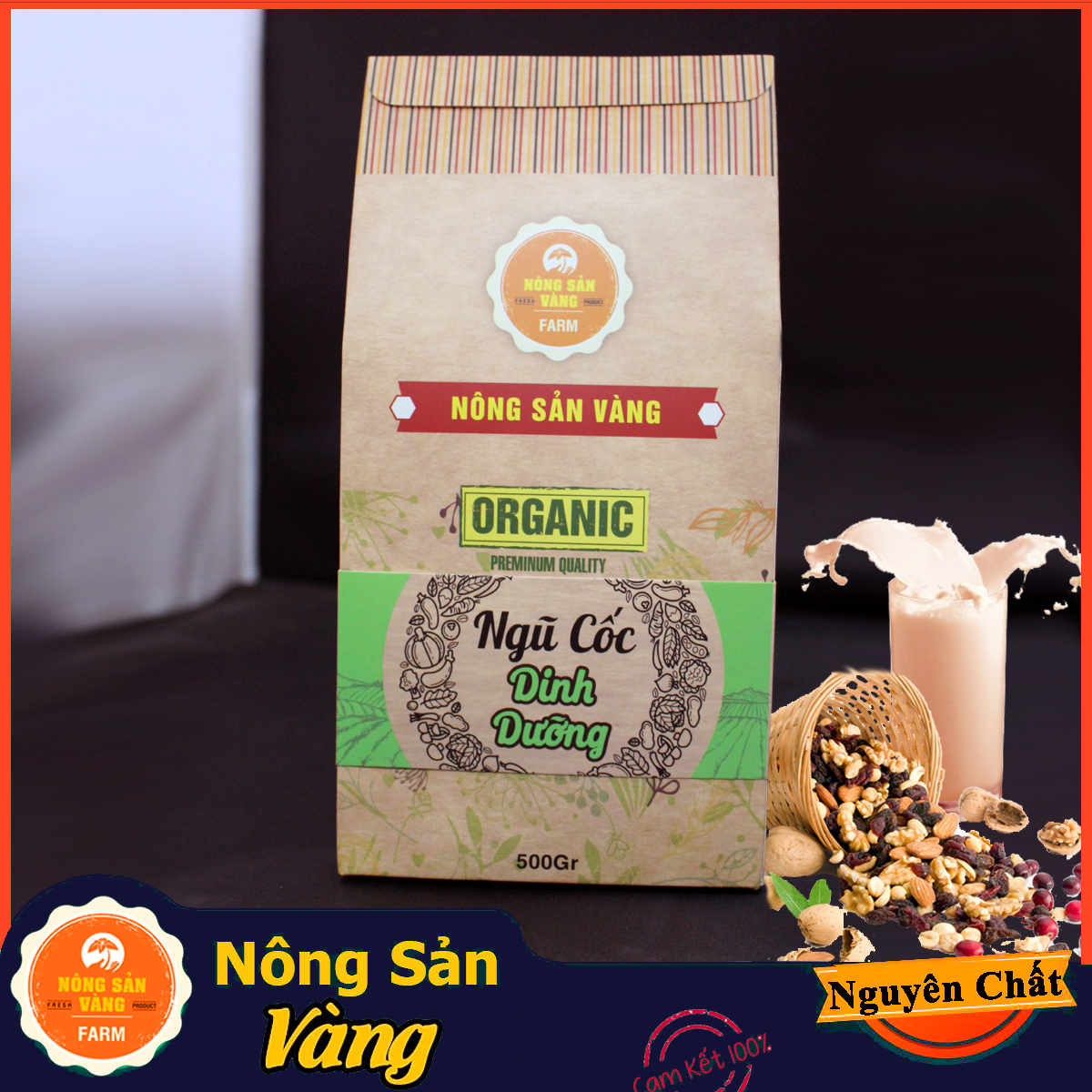 Bột Nông Sản Vàng Ngũ Cốc 500g