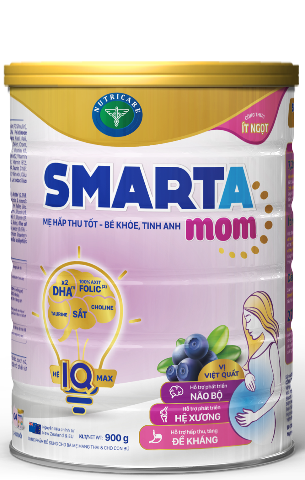 Sữa bột Smarta mom cho mẹ bầu 900g