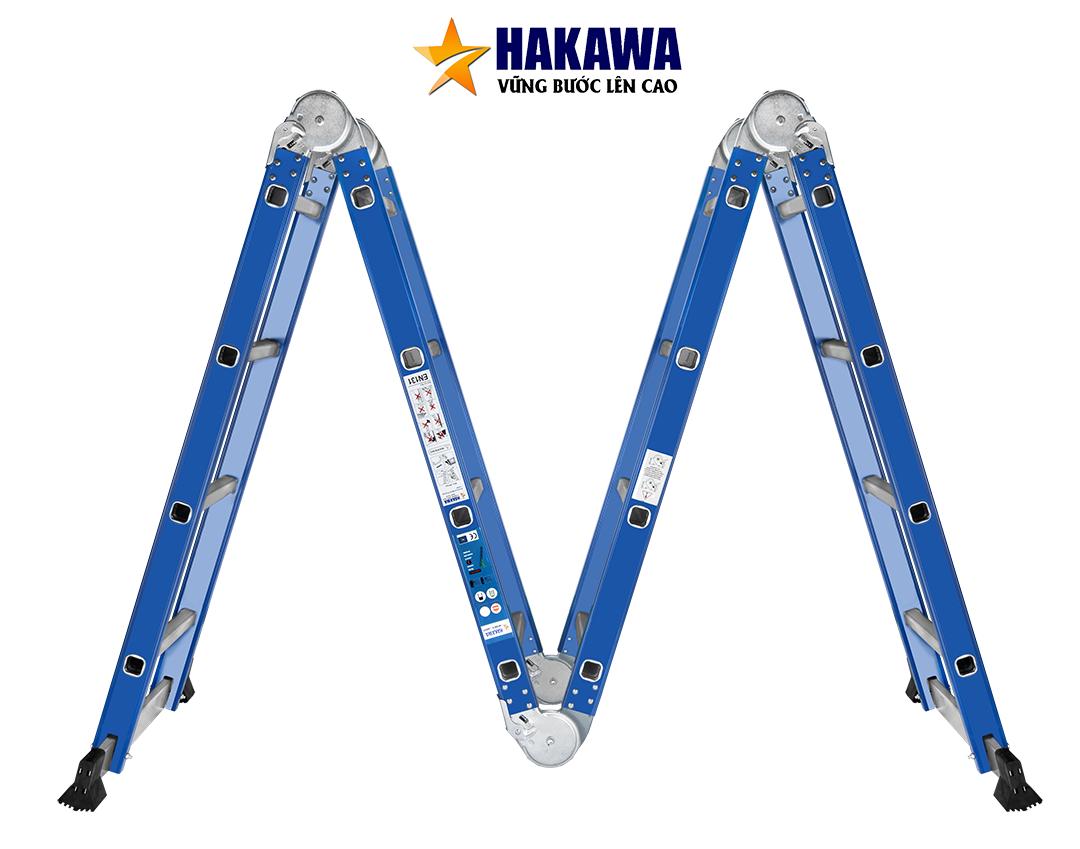 Thang nhôm gấp đa năng HAKAWA HK404