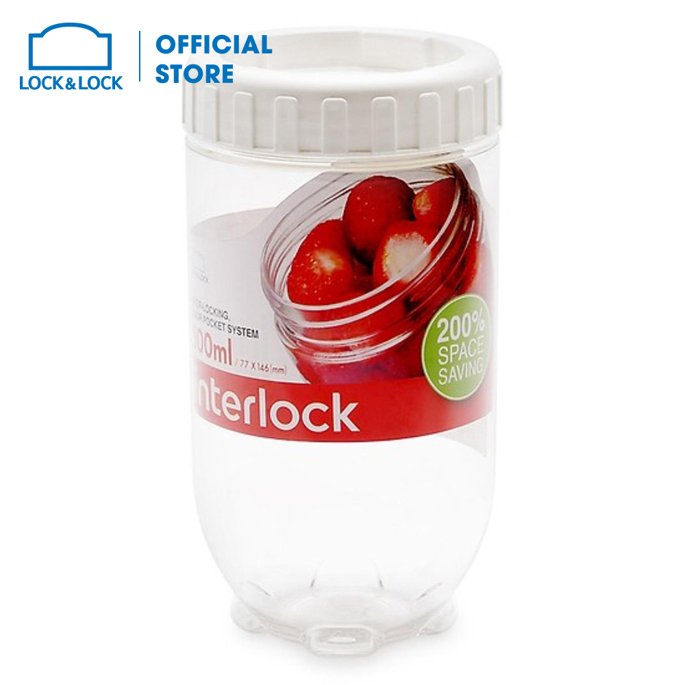 Hộp Bảo Quản Interlock Lock&Lock INL203W - 500 ml