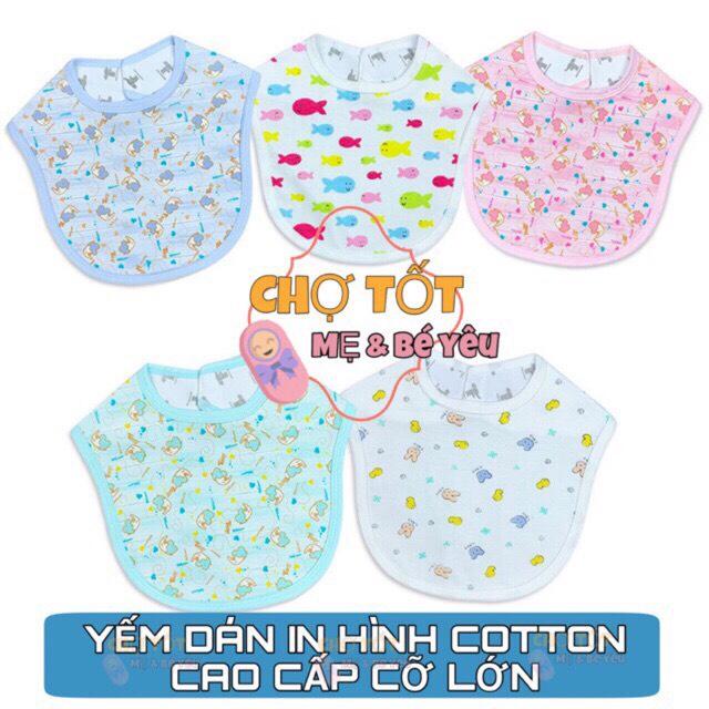 Yếm ăn Fany dán sau in không thấm