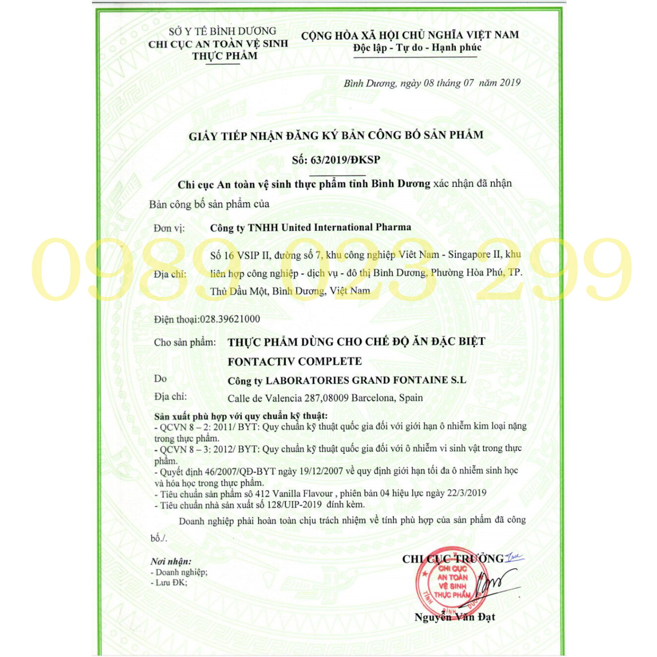 Sữa FontActiv Complete 800g cho người ốm yếu mệt mỏi