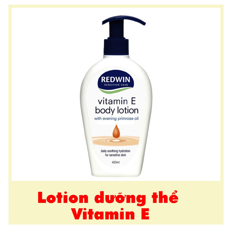 Sữa Dưỡng Thể Body Lotion Redwin Úc Sữa Dưỡng Ẩm Sáng Da Vitamin E