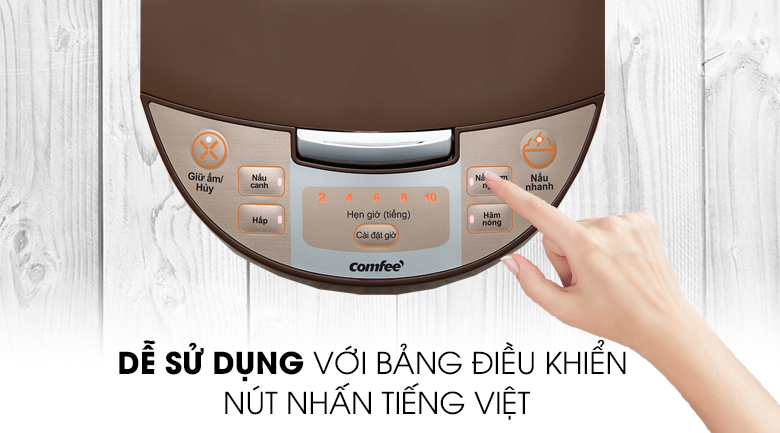 Nồi cơm điện Comfee CR-FD1820C 1.8L
