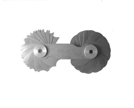 Dưỡng đo bán kính 17 lá Insize 4801-17, 7mm