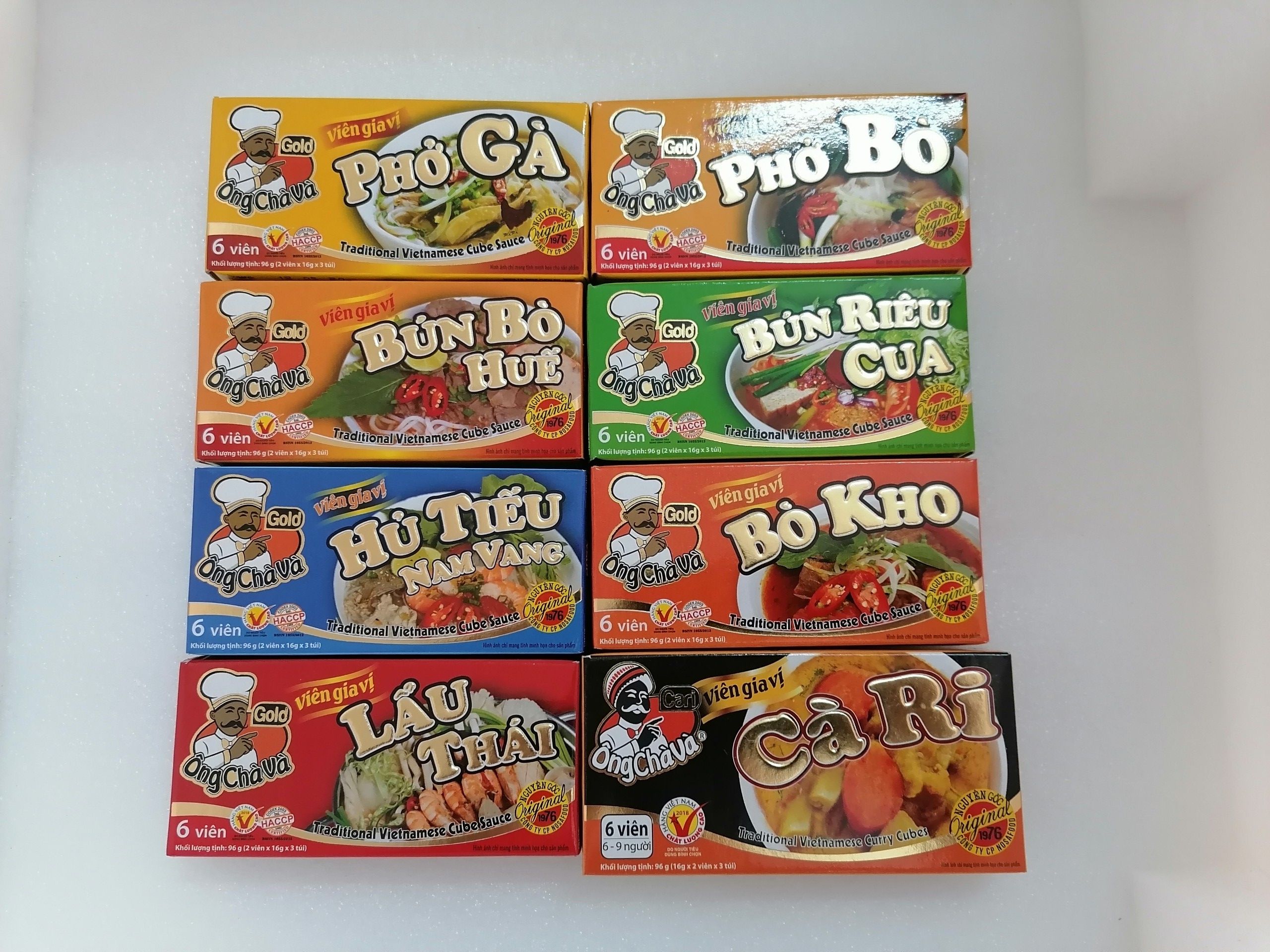 Viên Gia Vị Cà Ri Ông Chà Và 96g