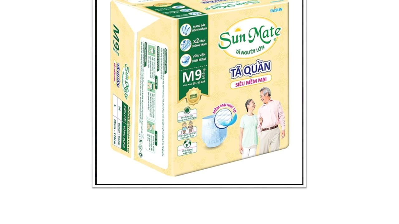 Combo 2 gói Tã Quần Sunmate M9