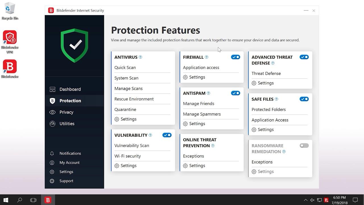 Phần mềm diệt virus Bitdefender Internet Security (1 PC/1 năm)