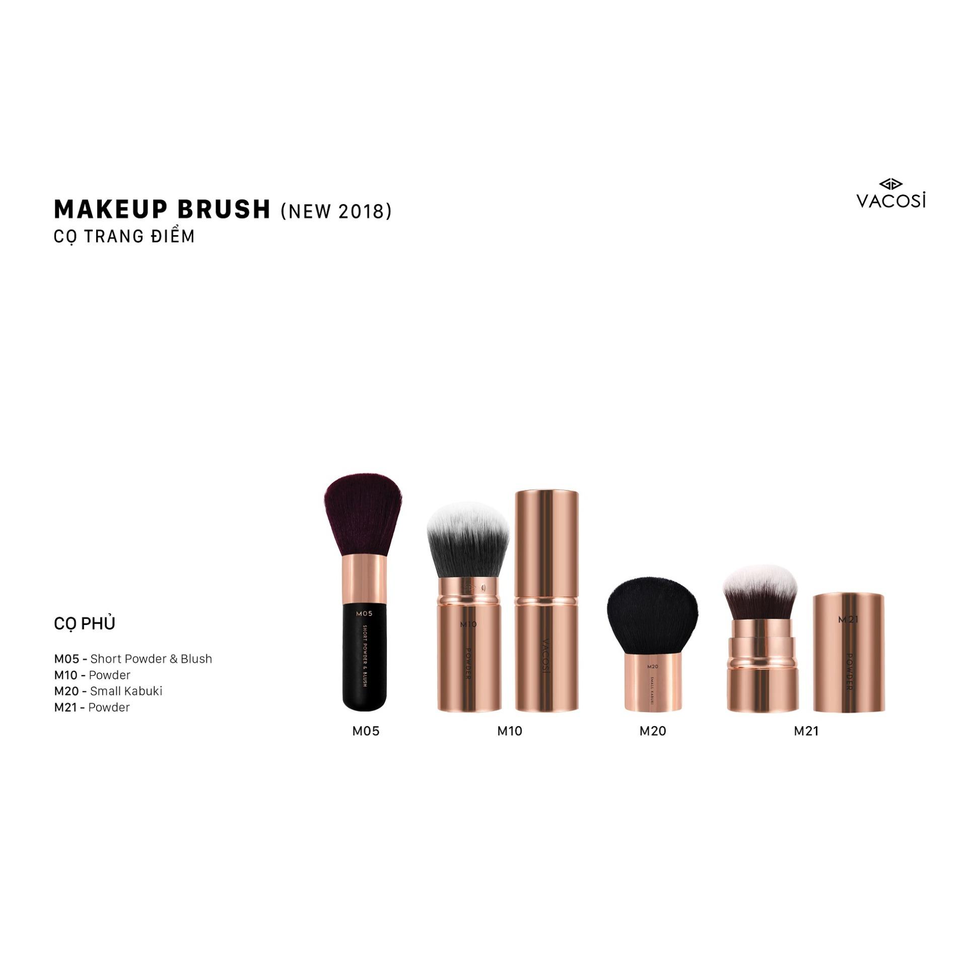 Cọ Kabuki Vacosi Pro Makeup M20