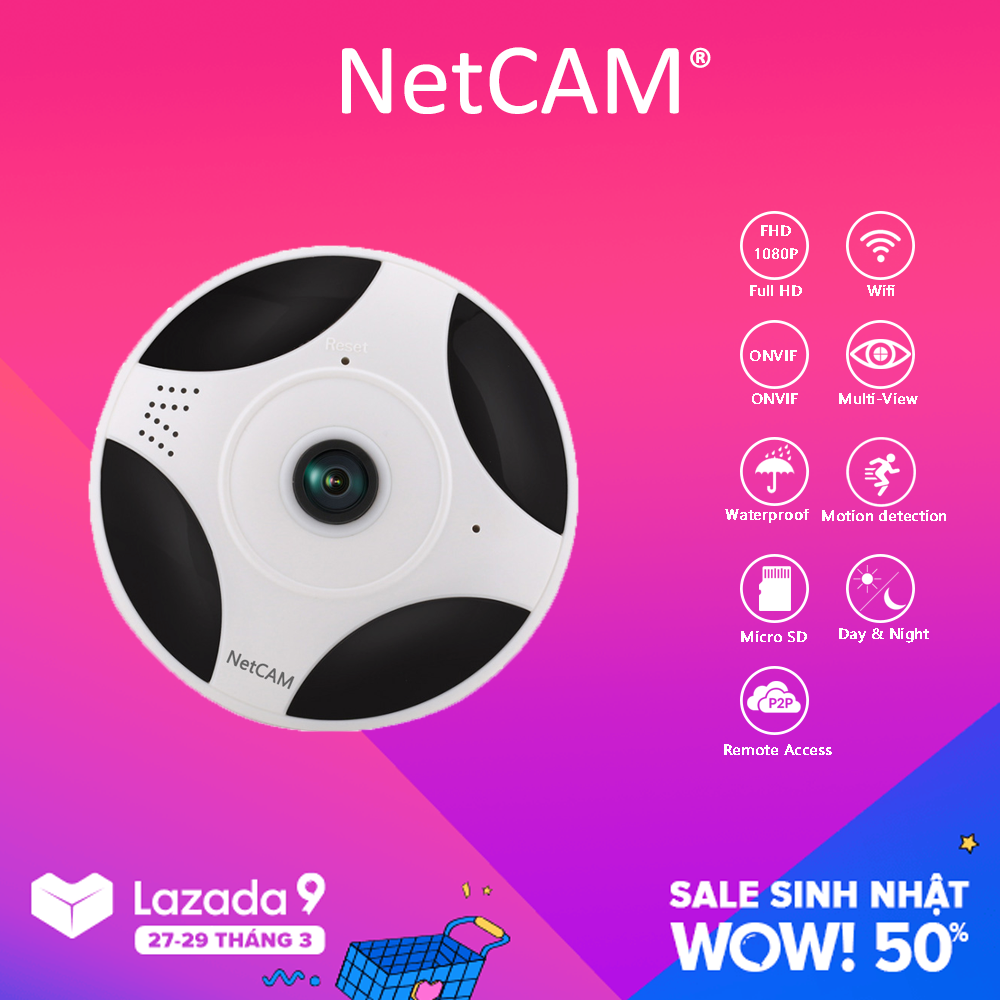 Camera Quay Toàn Cảnh Netcam Panorama VH04