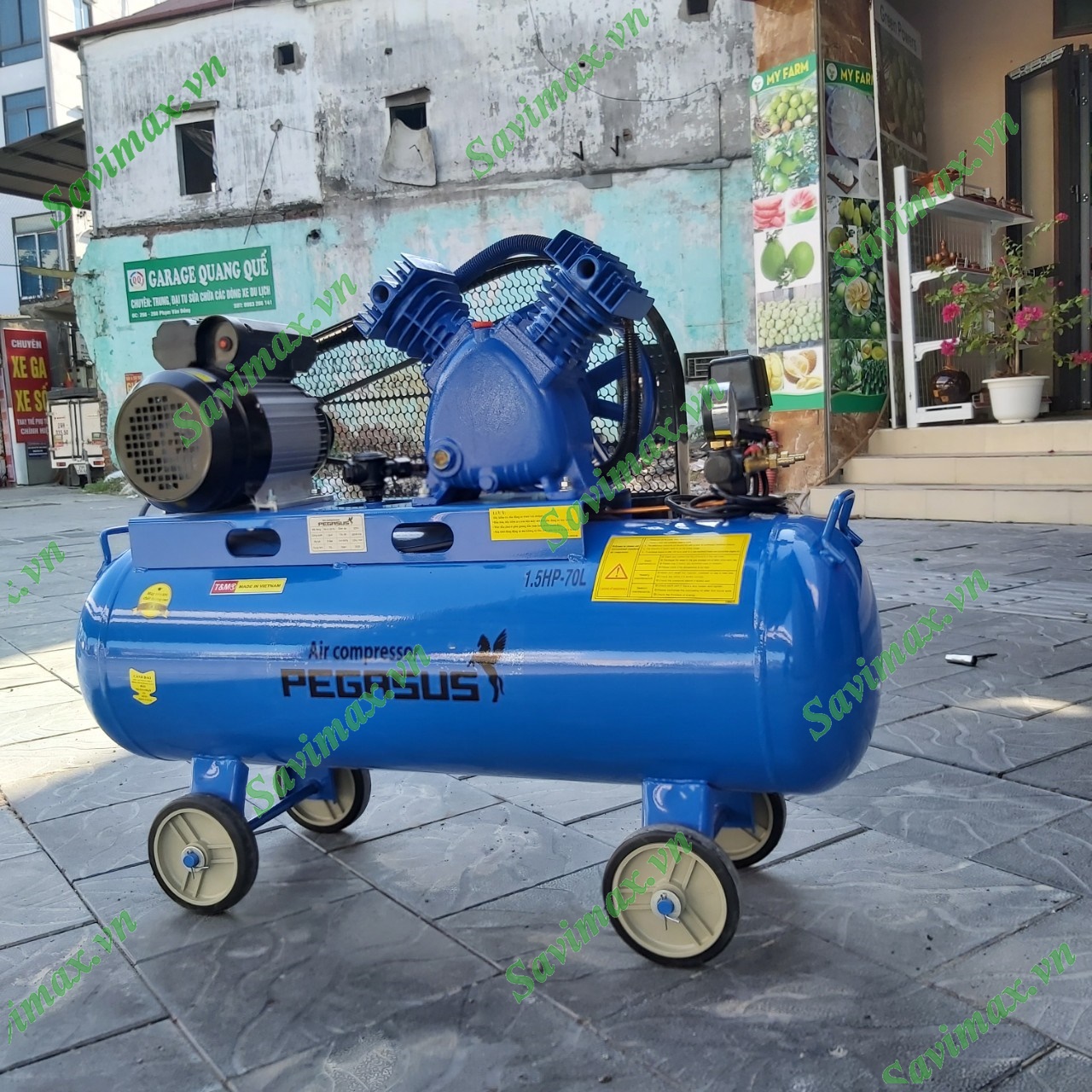 Máy nén khí Pegasus TM-V -0.12/8-70L