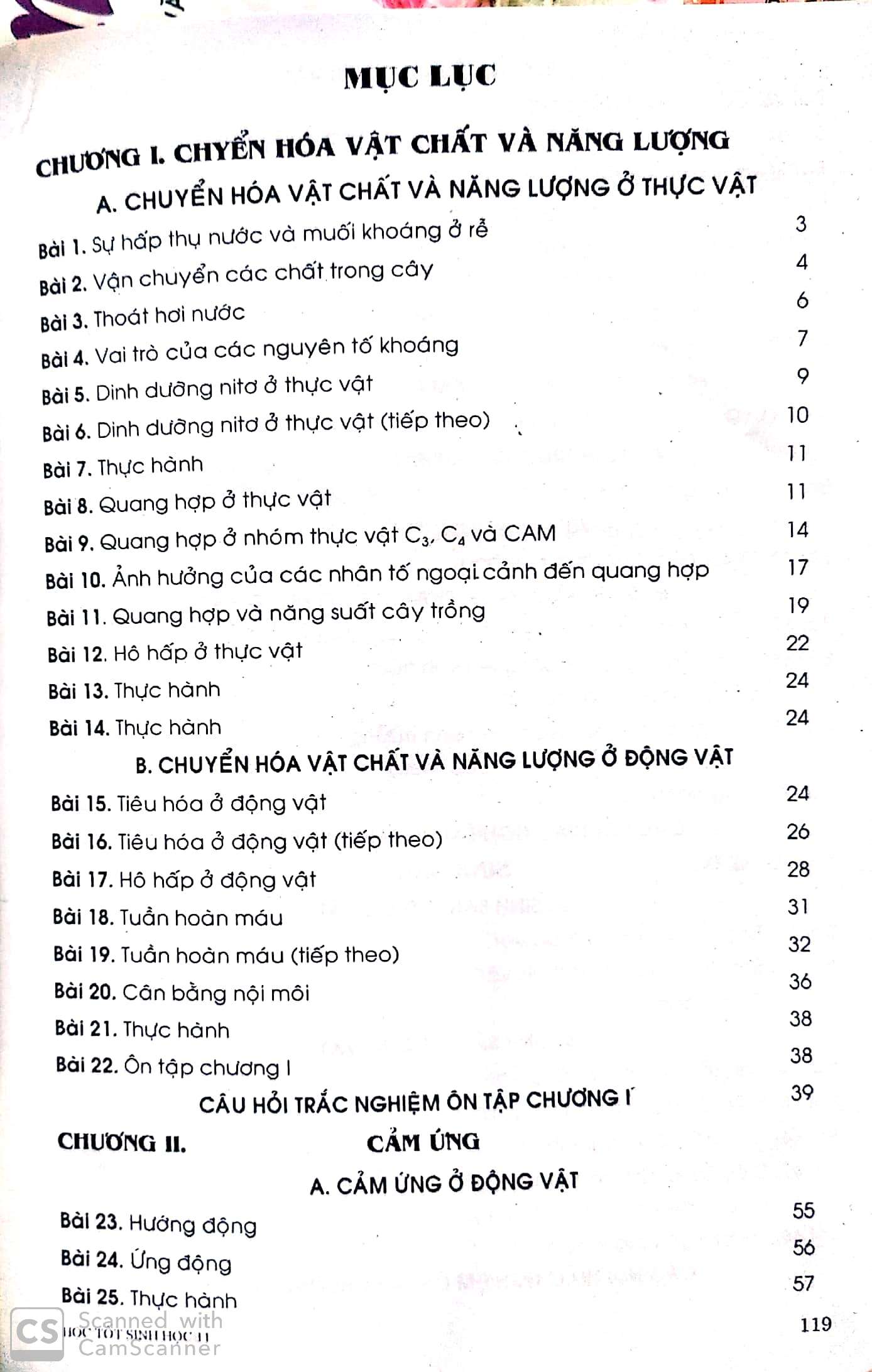 Học Tốt Sinh Học 11