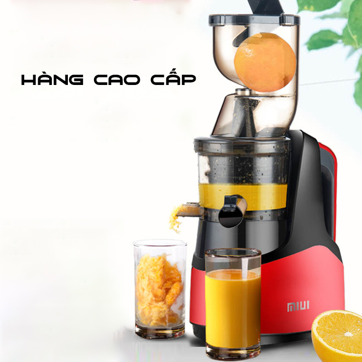 Máy ép chậm, máy ép trái cây tốc độ chậm, máy ép hoa quả chậm MIUI, ép được nguyên trái, cả quả