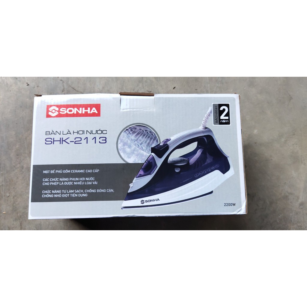 BÀN ỦI / BÀN LÀ HƠI NƯỚC SƠN HÀ SHK-2113