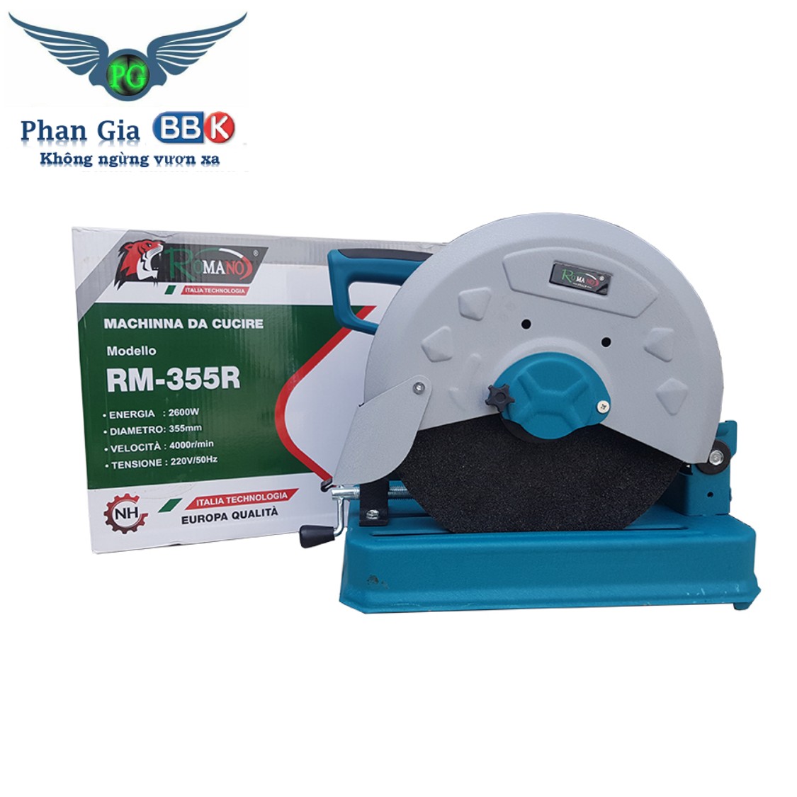 MÁY CẮT SẮT ROMANO RM-355R