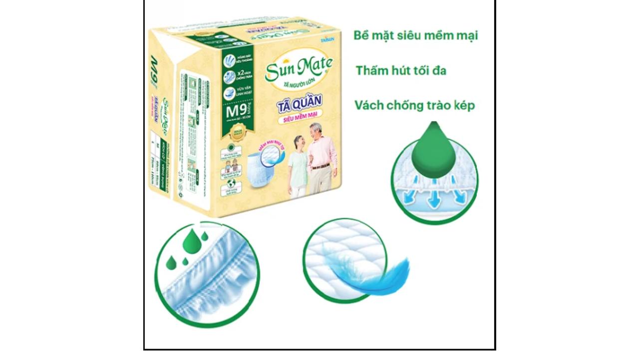 Combo 2 gói Tã Quần Sunmate M9
