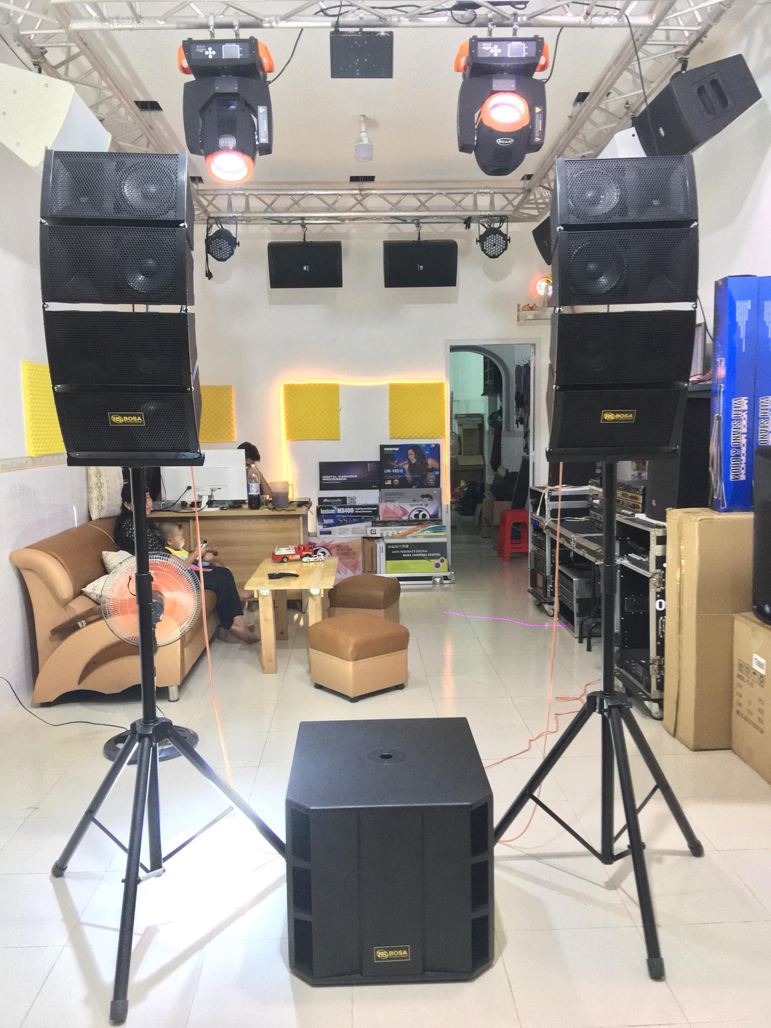 DÀN LOA ARRAY MINI BOSA Z1111