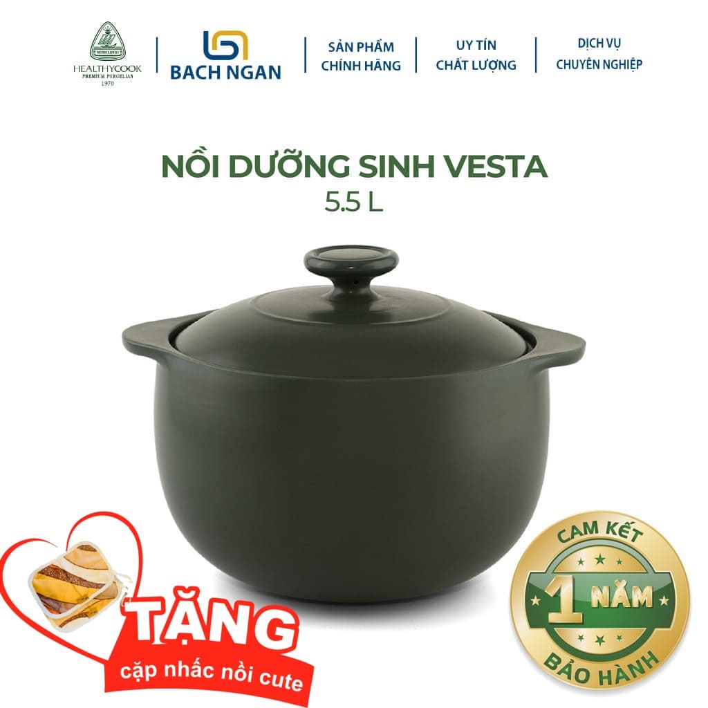 NỒI DƯỠNG SINH VESTA MINH LONG 5.5L