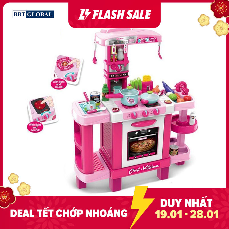 Đồ chơi nấu ăn cỡ lớn có máy hút mùi cho bé CTS.008-938