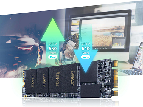 Ổ cứng SSD M2-SATA 256GB Lexar NM100 2280