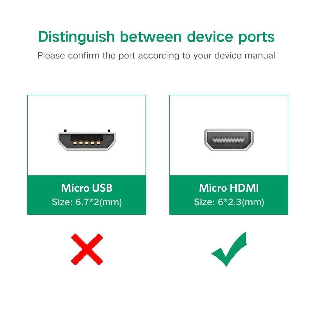 CÁP CHUYỂN MICRO HDMI RA VGA UGREEN 40269