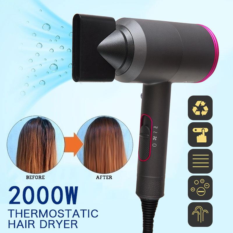 Máy Sấy tóc Thổi Khô Hơn Bền 2000 Wát 220 V Nóng Lạnh Gió Gội