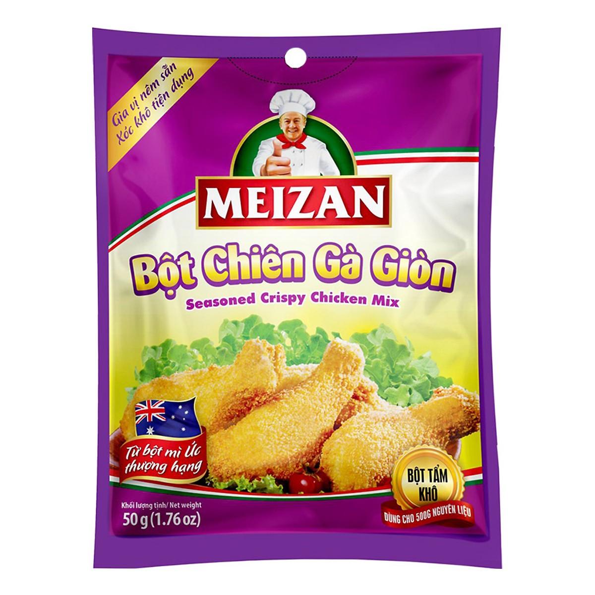 Bột Chiên Gà Giòn Meizan 50g