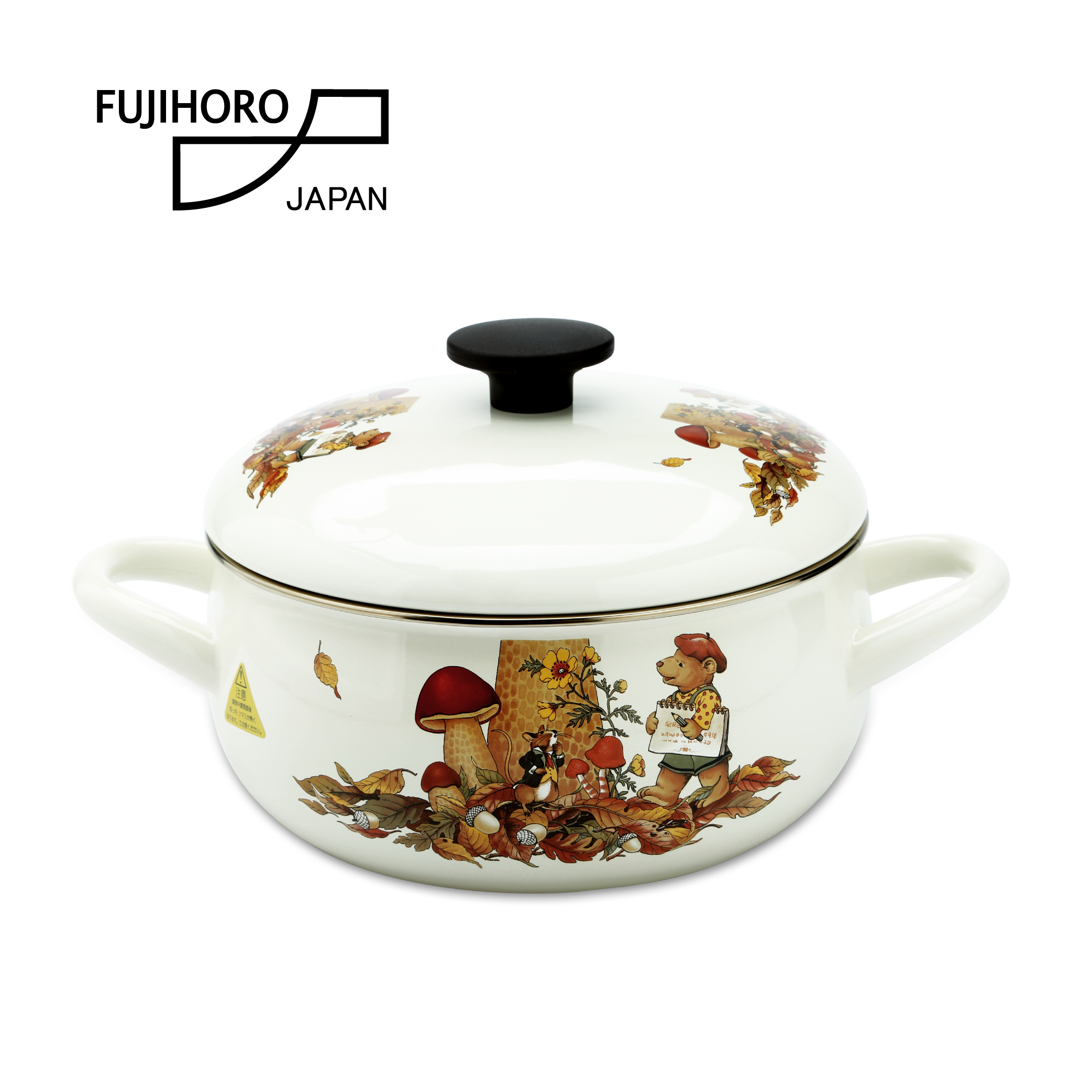 Nồi tráng men Fujihoro FTCV-20W.HL 20cm (2.9 L)