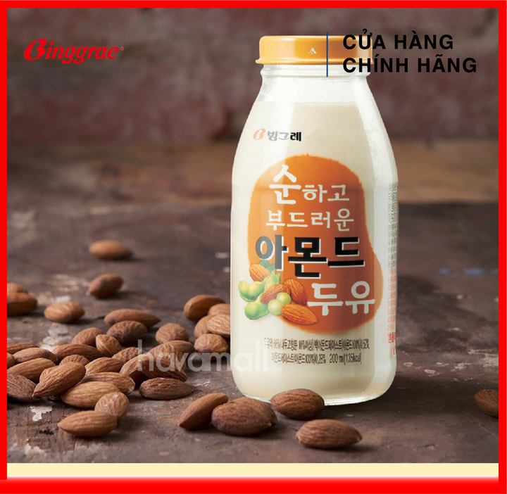 Sữa Binggrae Đậu Nành Hạnh Nhân