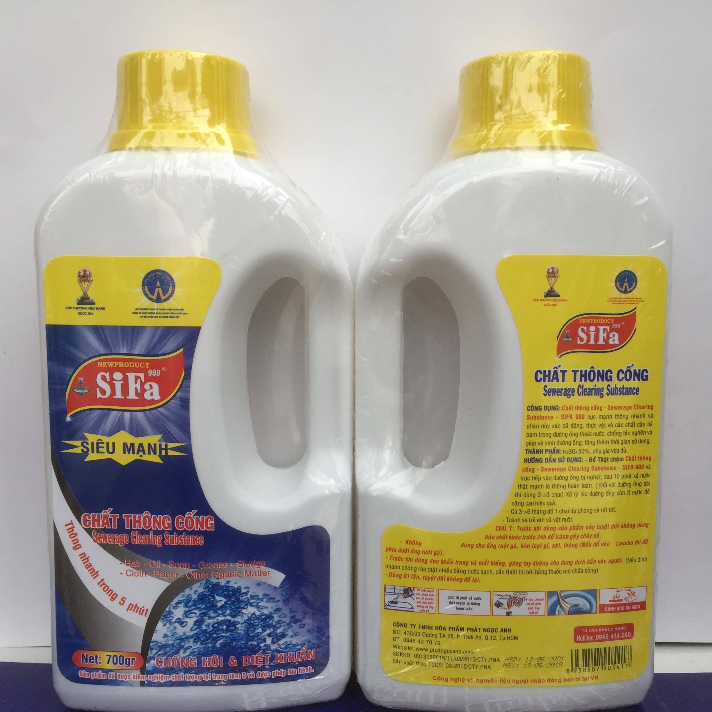 Combo 2 chai Chất Thông Cống Sifa