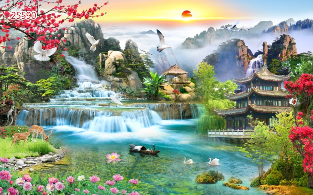 Tranh Phong Cảnh Dán Tường 34