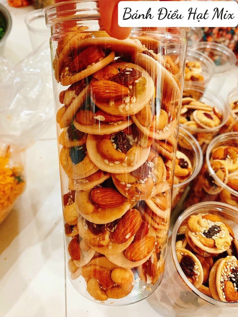 Bánh đồng tiền mix hạt 420g