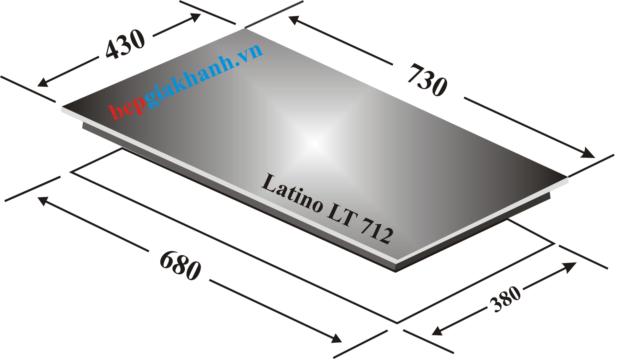 Bếp Ga Latino LT-712