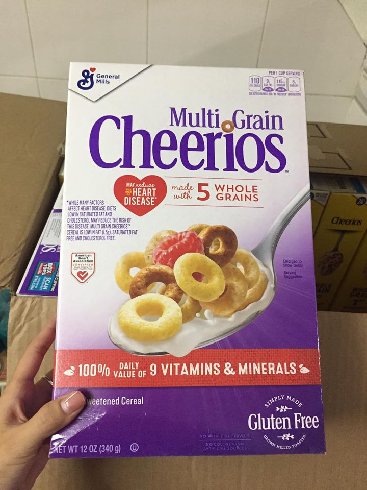 Ngũ cốc ăn sáng Cheerios Very Berry 340g
