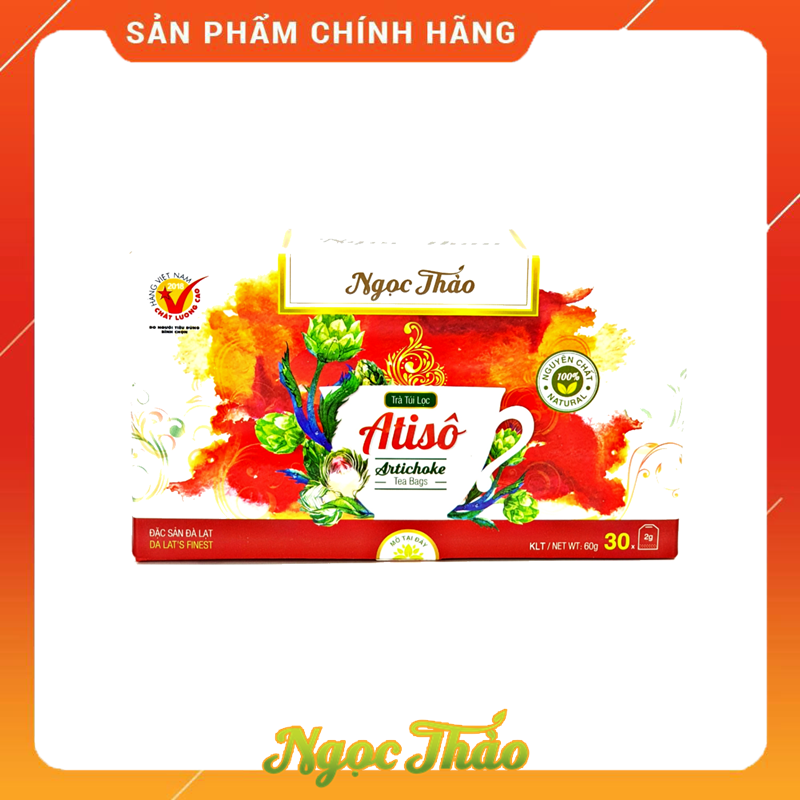 Hộp trà Atiso Ngọc Thảo 30 túi