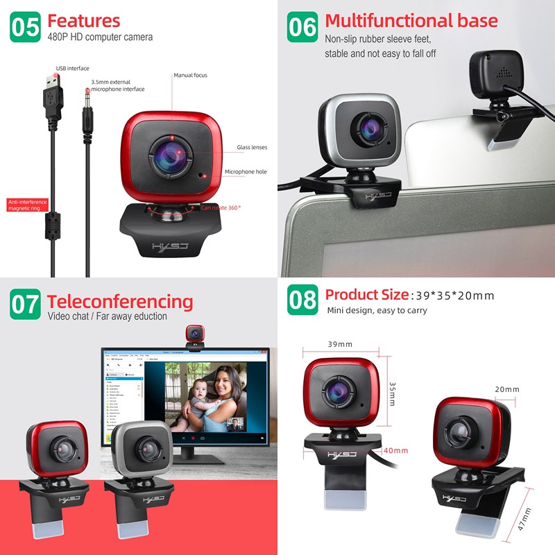 WebCam HXSJ A849