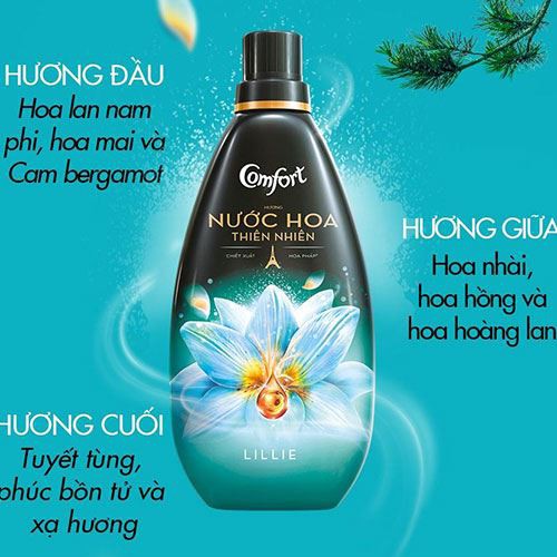 Nước xả Comfort nước hoa Lillie 800ml