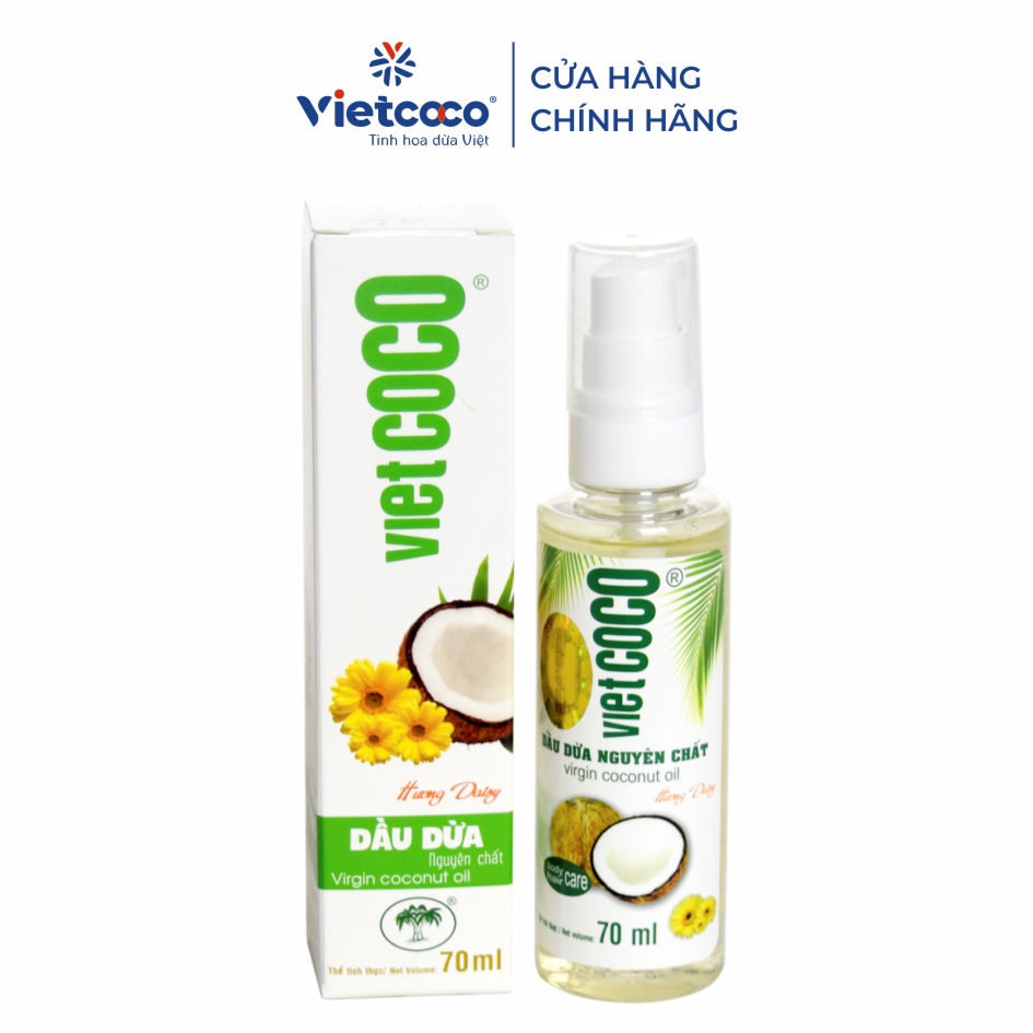 Dầu dừa hương Daisy nguyên chất VIETCOCO 70ml