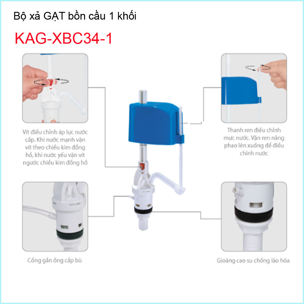BỘ XẢ CẦU LIỀN KHỐI KAG-XBC34