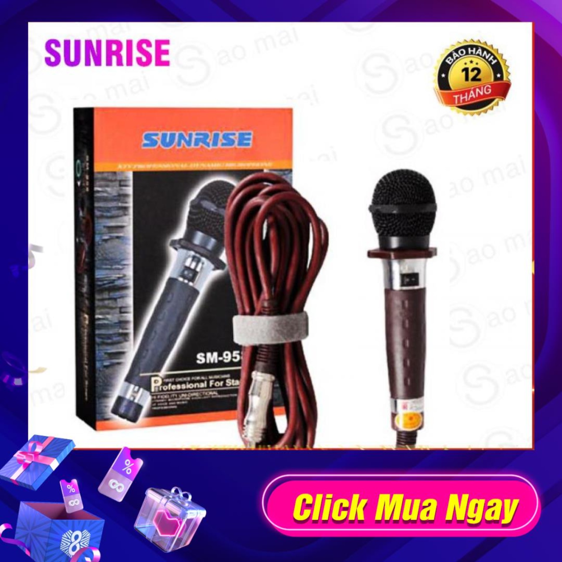 Micro có dây Sunrise SM-958