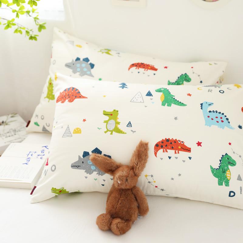 Trẻ Em Lớp A 60 Cotton Chất Lượng Cao Hoa Vỏ Gối Một Chiếc Hoạt Hình Khủng Long Thỏ Vỏ Gối Trên Giường Cung Cấp Keding