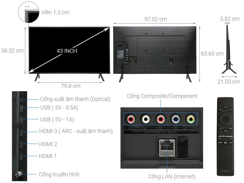 Tivi Samsung UA43RU7200 43INCH