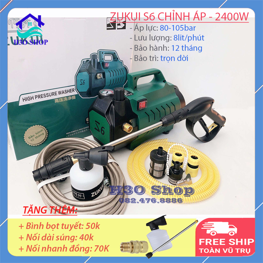 MÁY RỬA XE CHỈNH ÁP ZUKUI S6