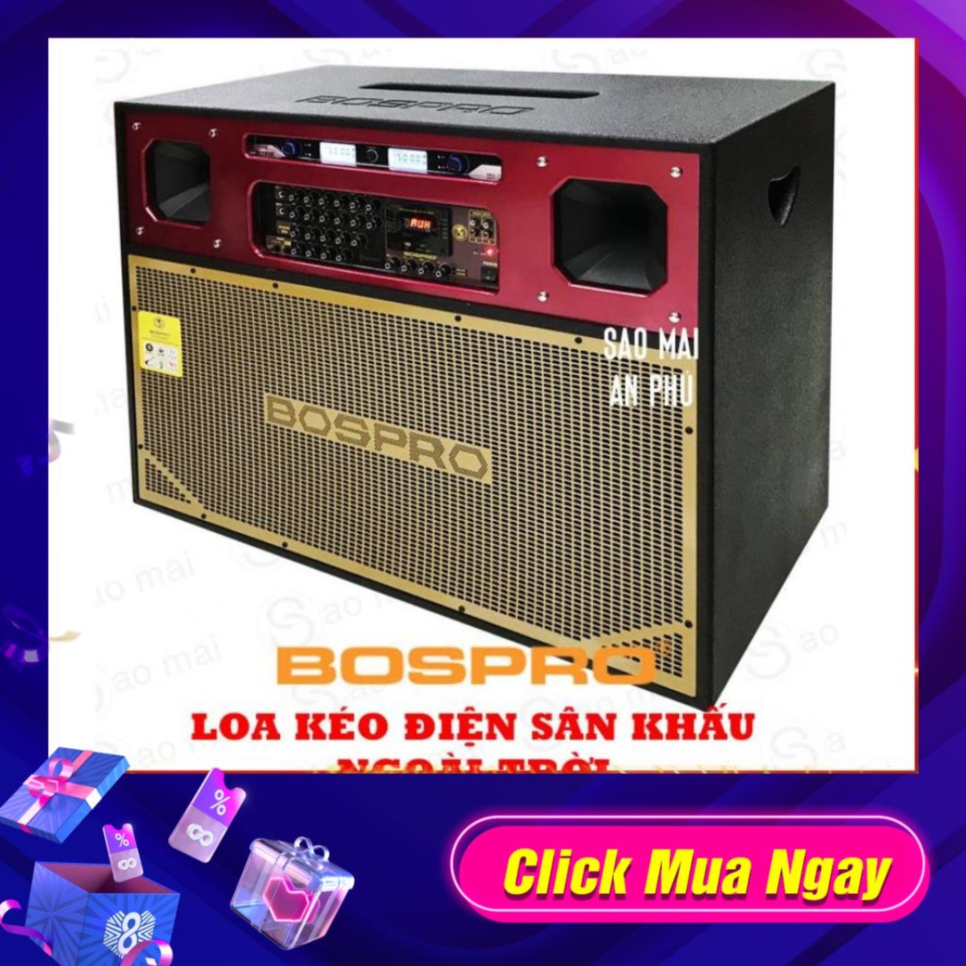 Loa kéo điện Bospro PRO-E400S