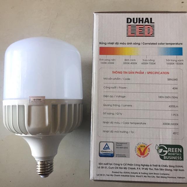 Bóng đèn led Duhal SBNL840 - 40W